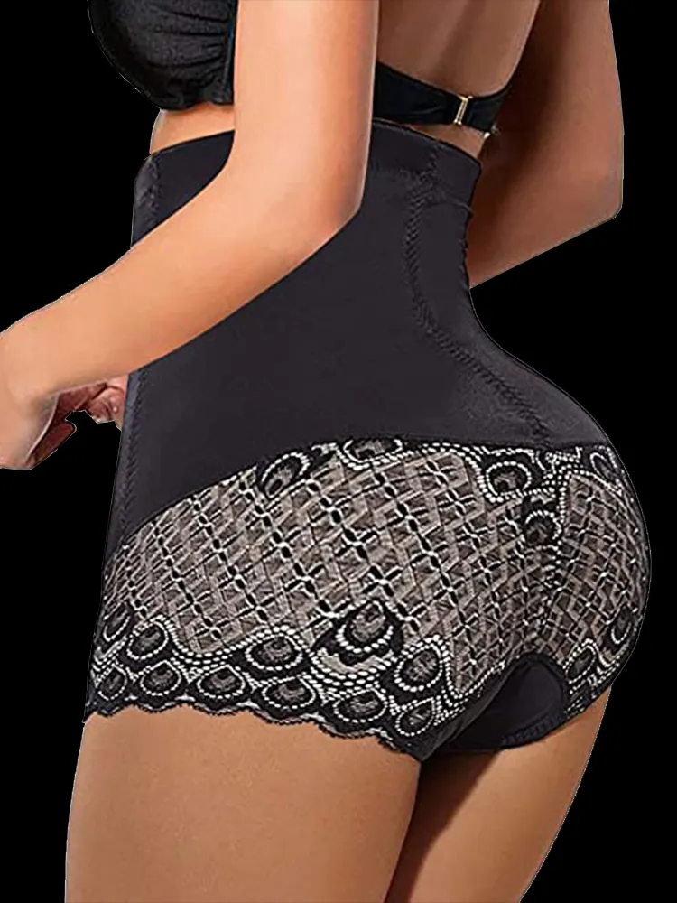 2-Pack High Waist Tummy Control Hip Lifting Shapewear Panties