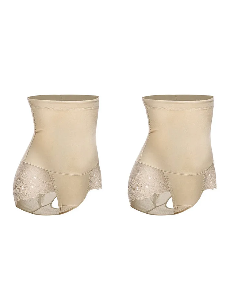 2-Pack High Waist Tummy Control Hip Lifting Shapewear Panties