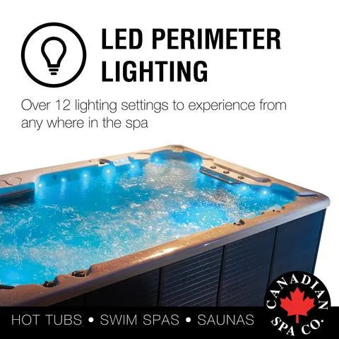 2025 13ft Swim Spa 15HP-Jet, 3-Person - St Lawrence Sport 390 x 226 x H120 cm