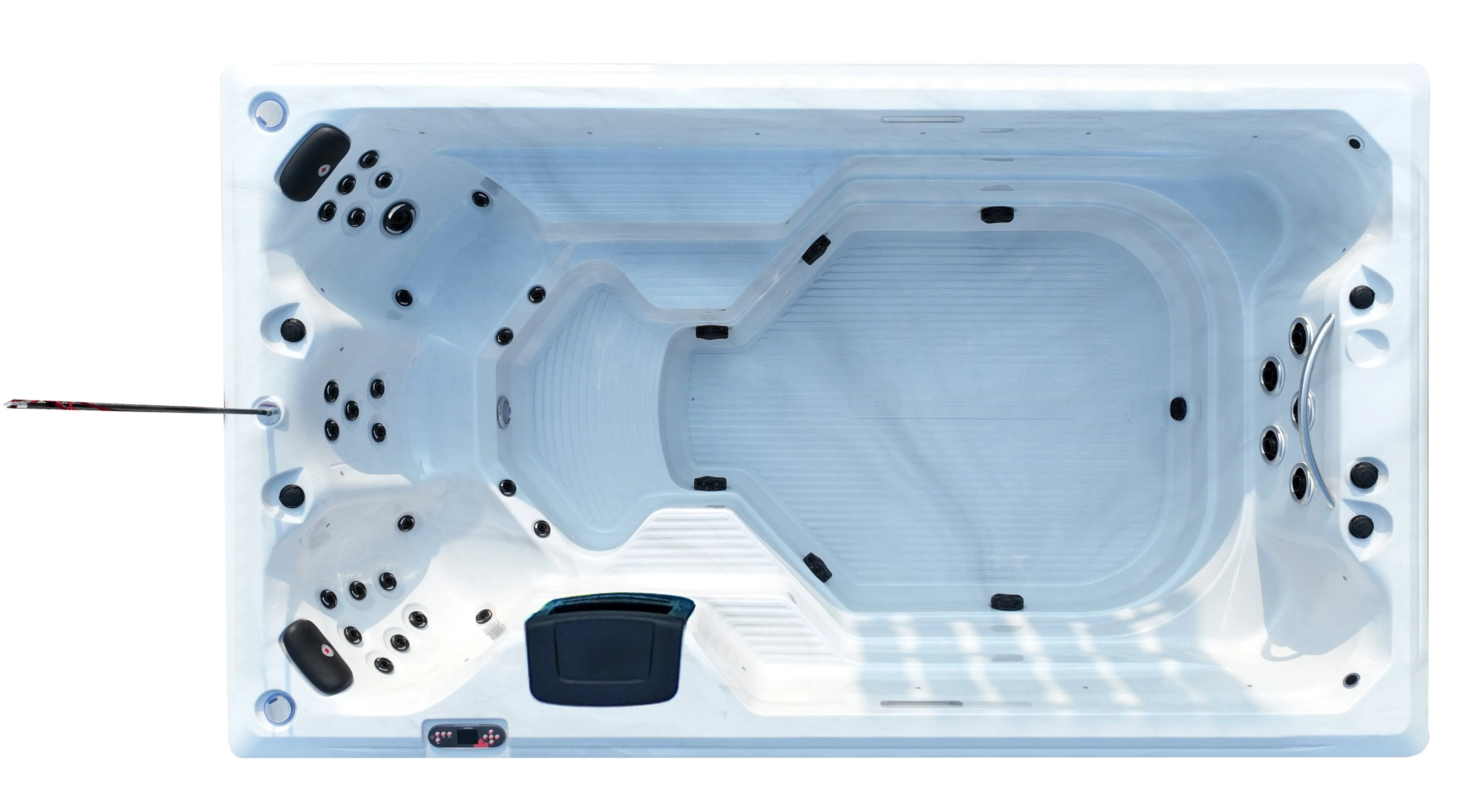 2025 13ft Swim Spa 15HP-Jet, 3-Person - St Lawrence Sport 390 x 226 x H120 cm