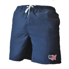 America Traditional Swimwear Navy