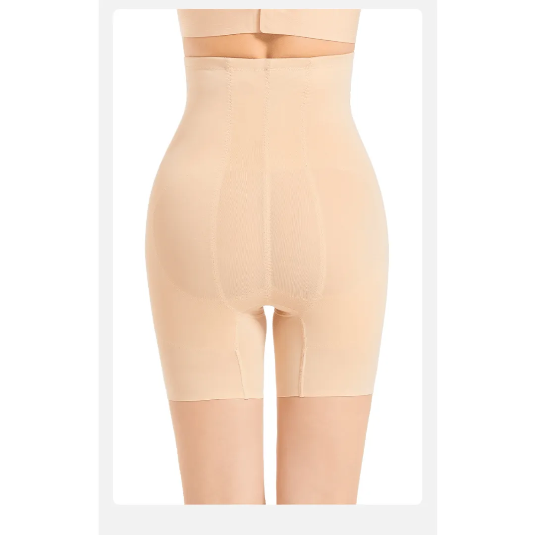 Anti Rolling Strip Tummy Tucker High Waisted Shaper Shorts