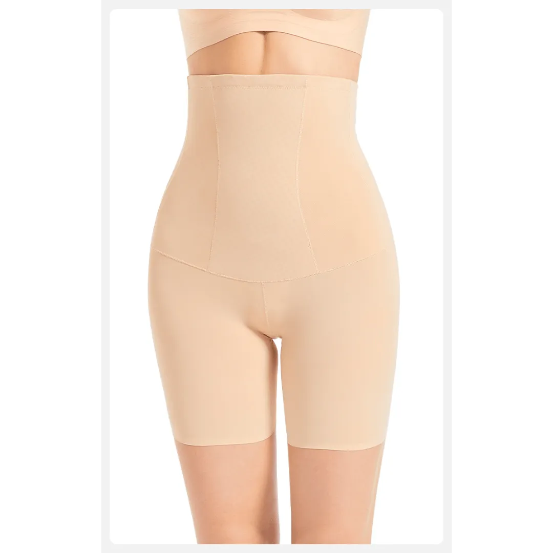 Anti Rolling Strip Tummy Tucker High Waisted Shaper Shorts