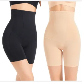 Anti Rolling Strip Tummy Tucker High Waisted Shaper Shorts