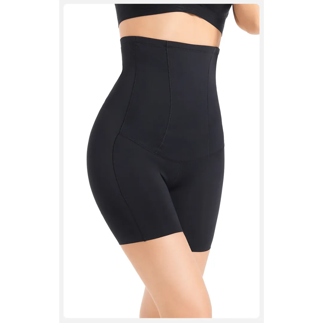 Anti Rolling Strip Tummy Tucker High Waisted Shaper Shorts