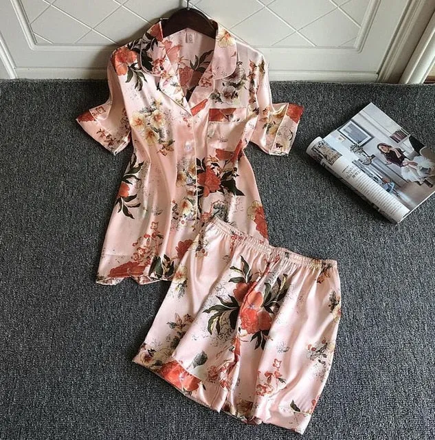 Ashoreshop Indoor Clothing New 3 PCS Women Pajamas Sets