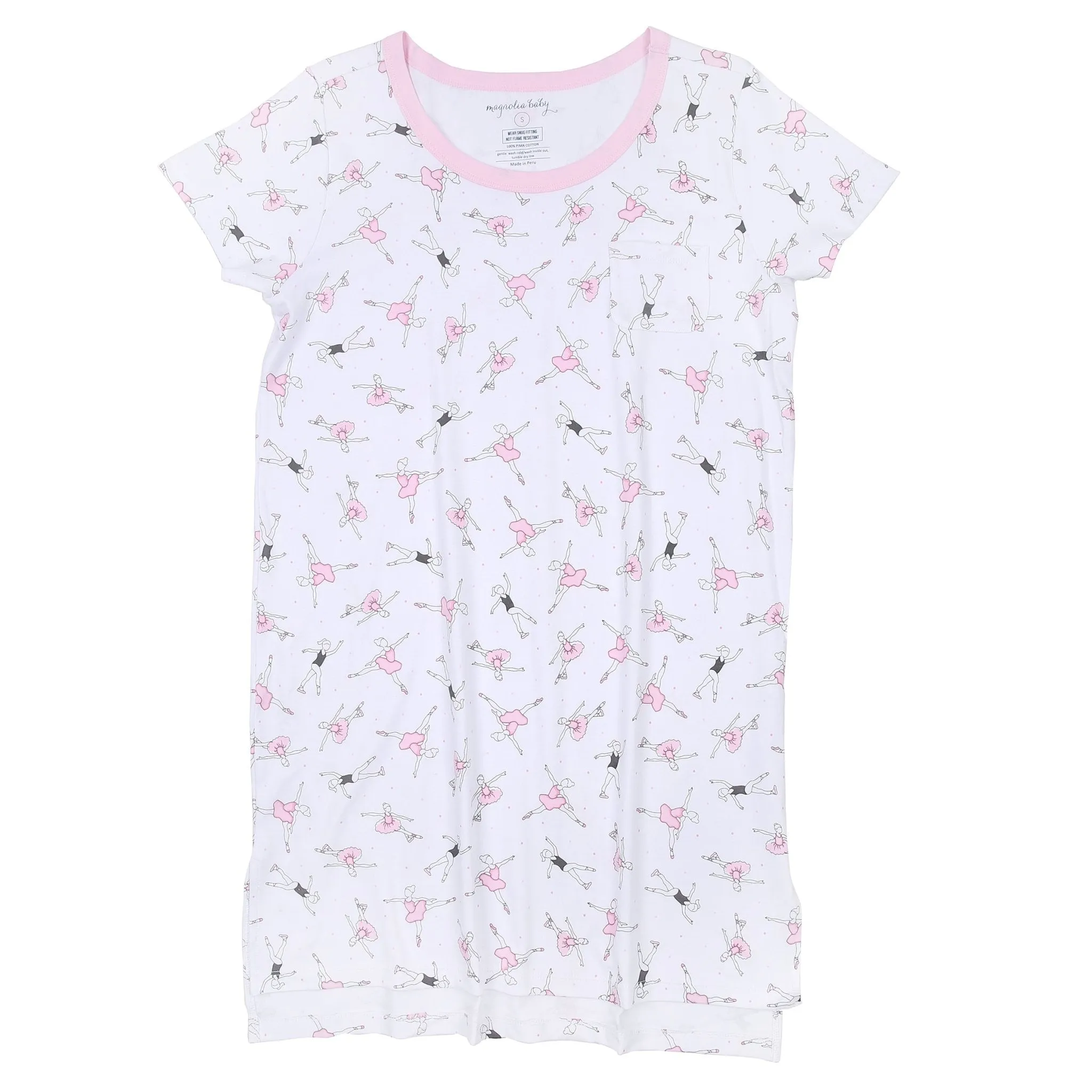 Ballet Class Big Kid Short Sleeve Nightdress