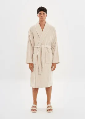 Bathrobe | Velour Egret