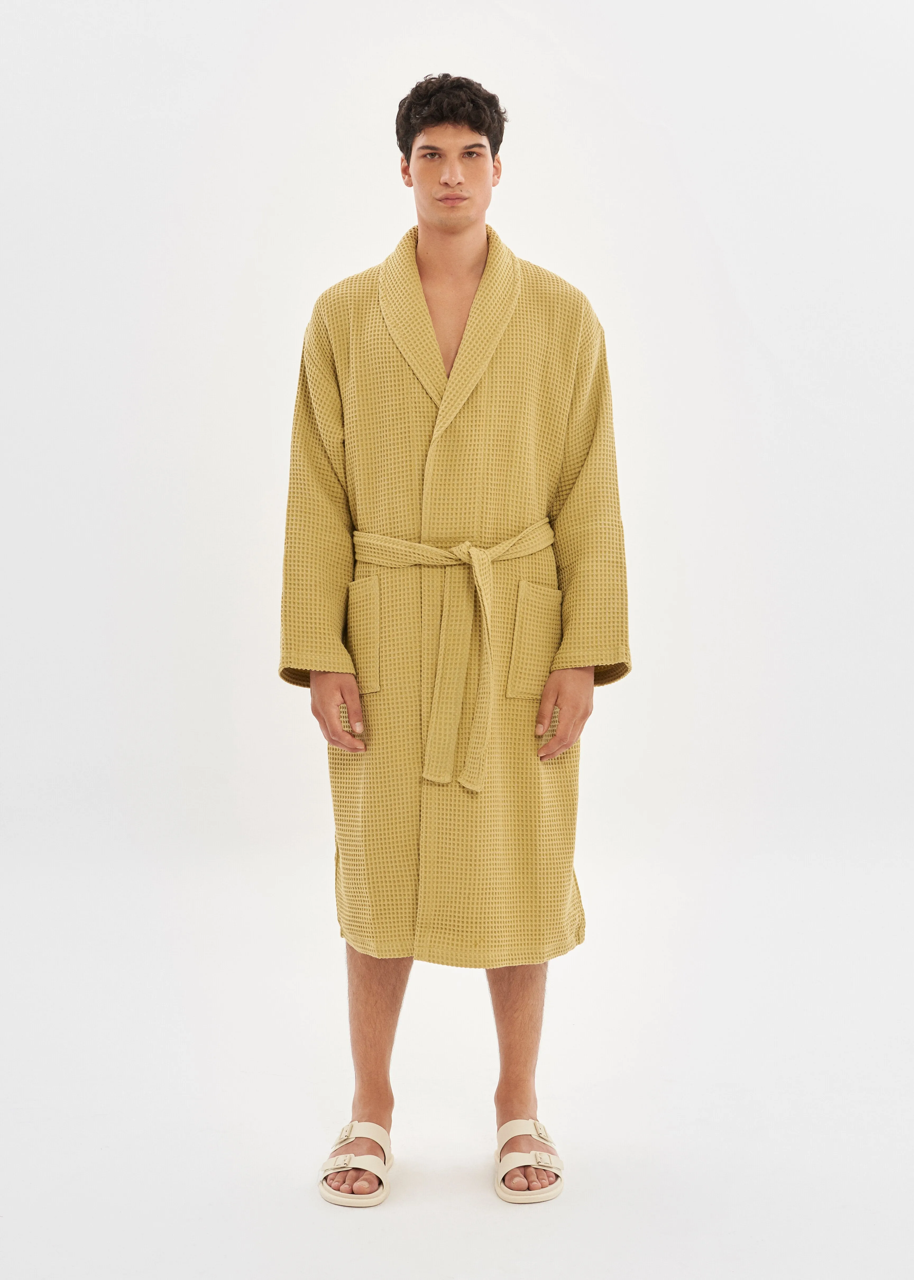 Bathrobe | Waffle Mustard