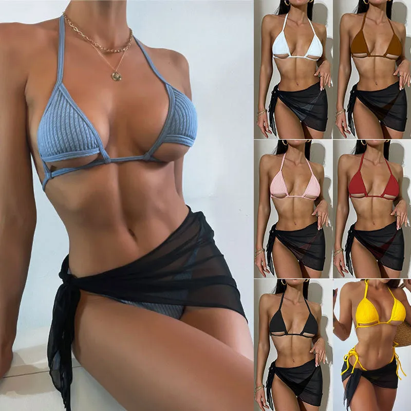 Bikini   A Three Piece Swimsuit