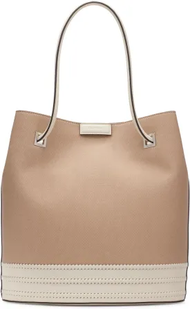 Calvin Klein Ash Tote Bag  North/South, Vegan Leather, 2 Pockets