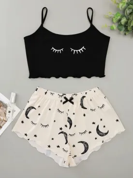 Celestial Sleepwear Collection Moonlight Dream Pajama Set