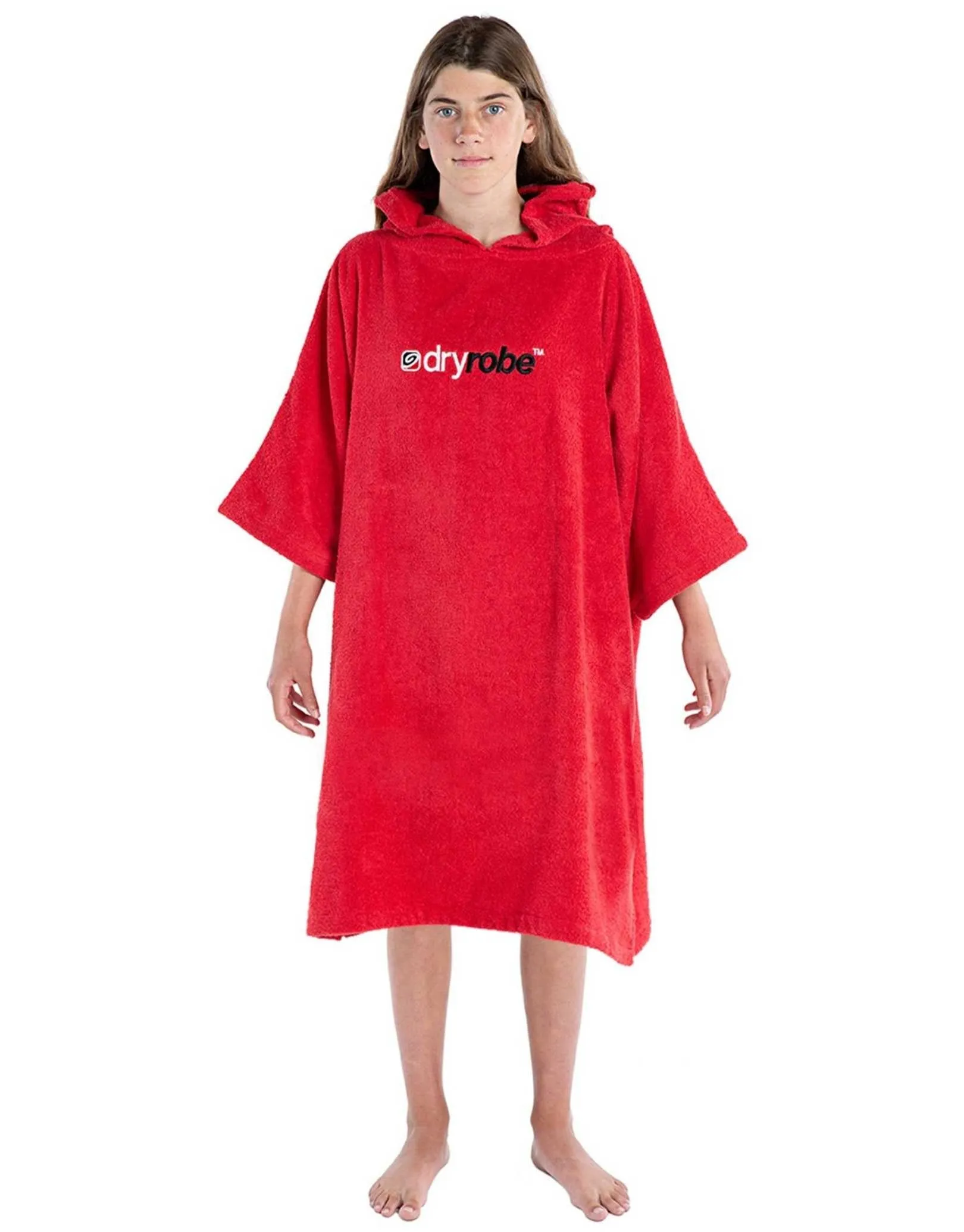 Dryrobe Kids Organic Cotton Short Sleeve Towel Poncho 10-13 yrs