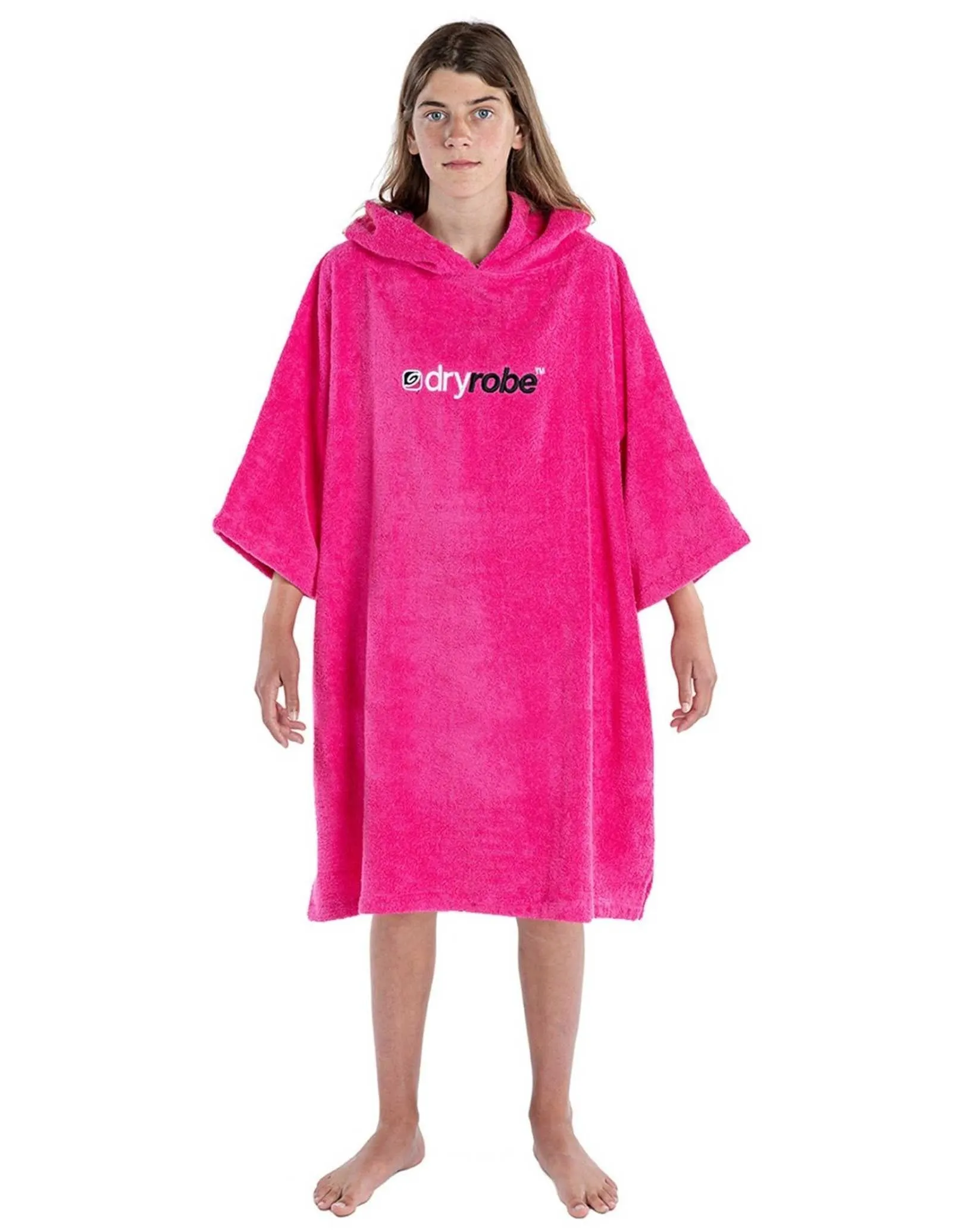 Dryrobe Kids Organic Cotton Short Sleeve Towel Poncho 10-13 yrs