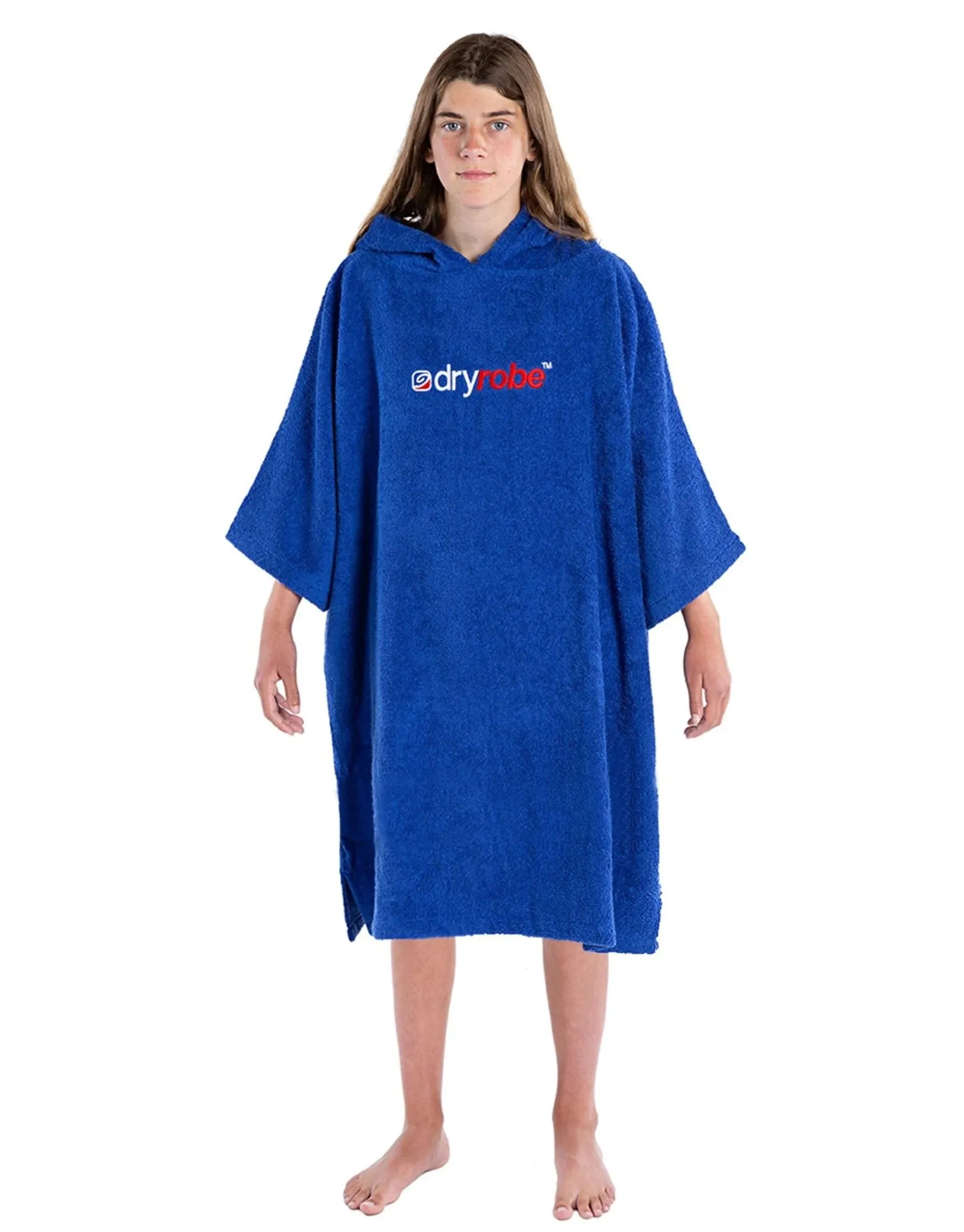 Dryrobe Kids Organic Cotton Short Sleeve Towel Poncho 10-13 yrs