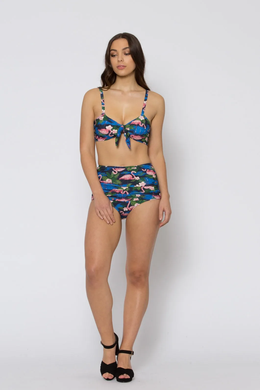 Flamingo Dance Bikini Top