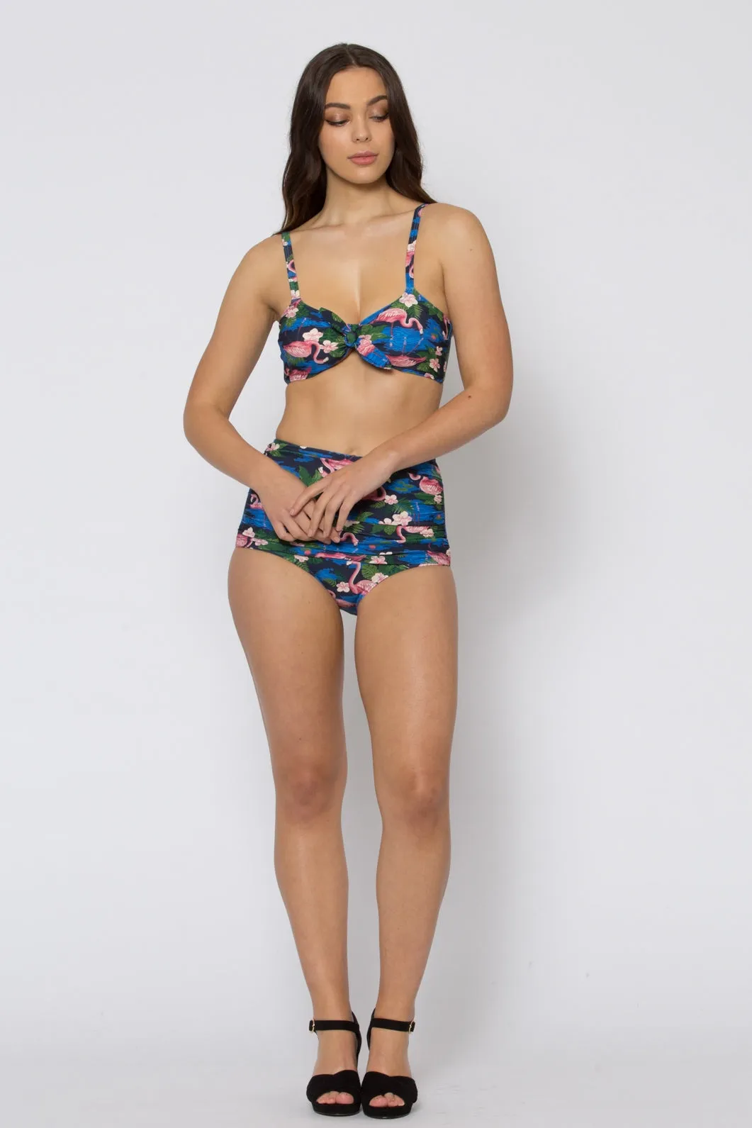 Flamingo Dance Bikini Top