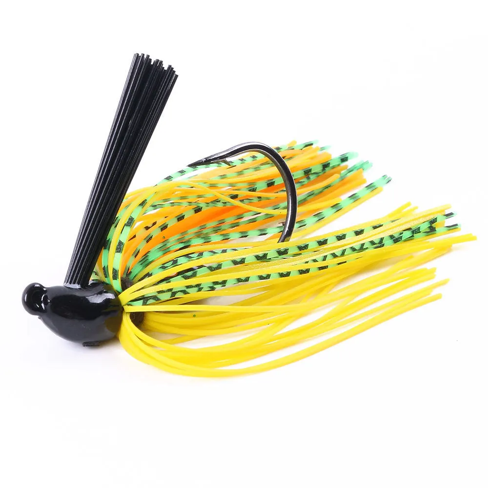HERCULES 2.75" Multicolor Weedless Rubber Jig Bass Fishing Lure