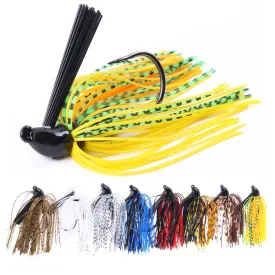 HERCULES 2.75" Multicolor Weedless Rubber Jig Bass Fishing Lure