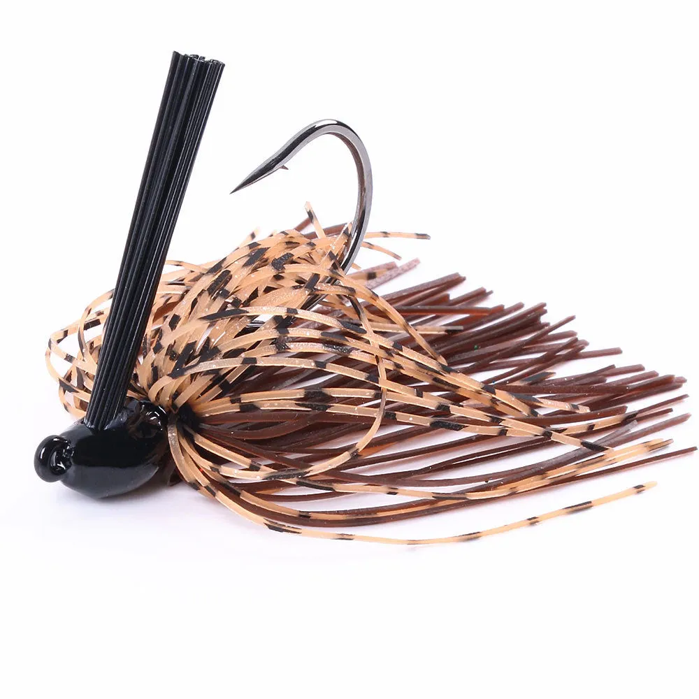 HERCULES 2.75" Multicolor Weedless Rubber Jig Bass Fishing Lure
