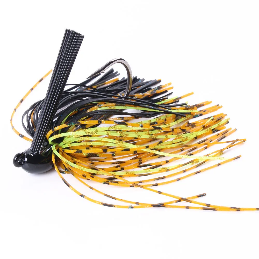 HERCULES 2.75" Multicolor Weedless Rubber Jig Bass Fishing Lure