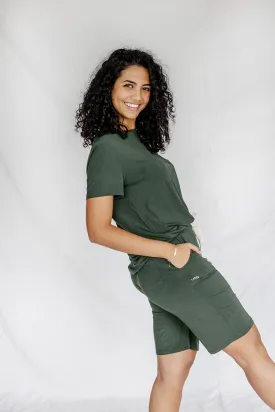 JAM SHORTS SET | Olive Green