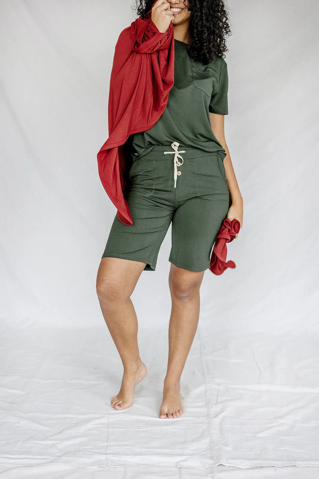 JAM SHORTS SET | Olive Green
