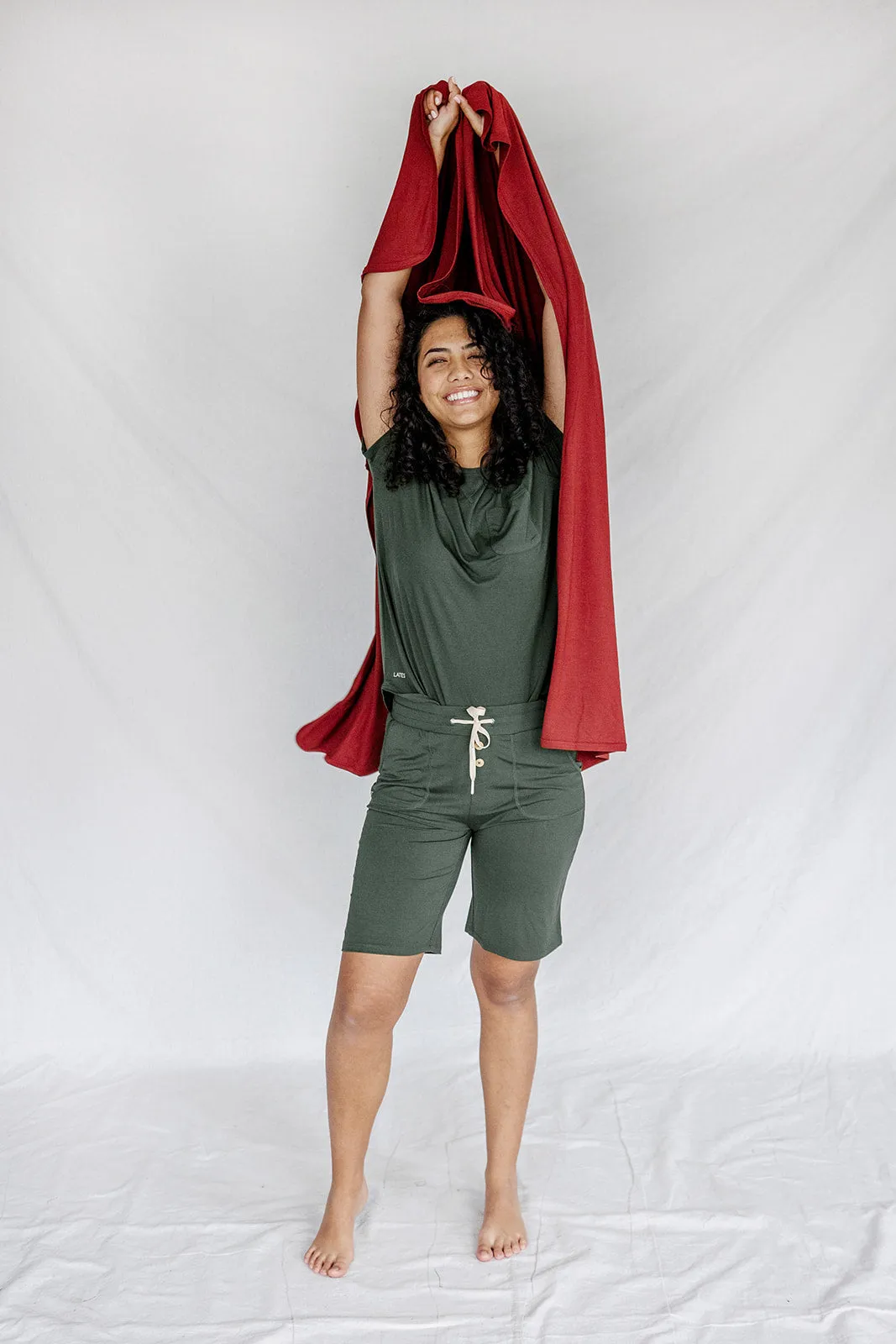 JAM SHORTS SET | Olive Green