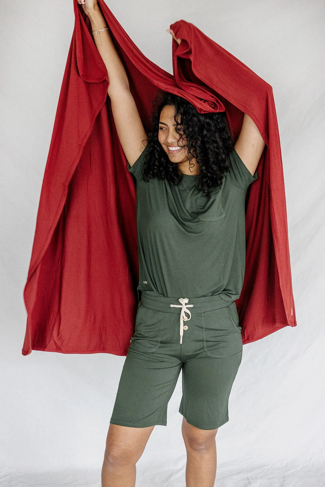 JAM SHORTS SET | Olive Green