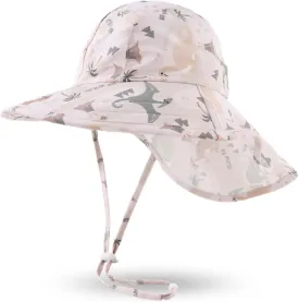 JANGANNSA Baby Sun Hat Boys Girls Infant Toddler Bucket Hat Kids Neck Flap Sun Protect Cap Beach