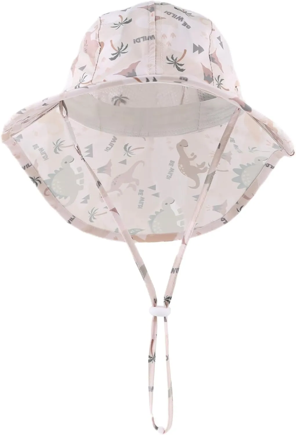 JANGANNSA Baby Sun Hat Boys Girls Infant Toddler Bucket Hat Kids Neck Flap Sun Protect Cap Beach