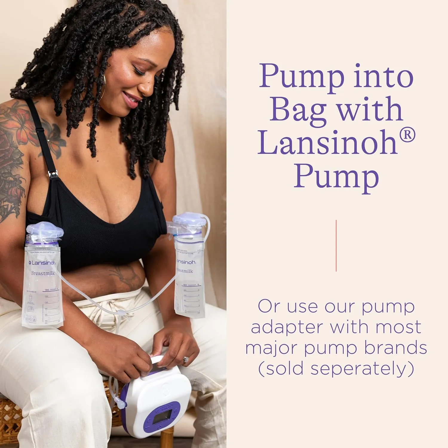 Lansinoh Breastmilk Storage Bags, 100 Count, Baby Essentials, Fast Freeze & Thaw Breast Milk Bags for Baby Bottle Feeding, Superior Strength & Stretch, 6 Ounce