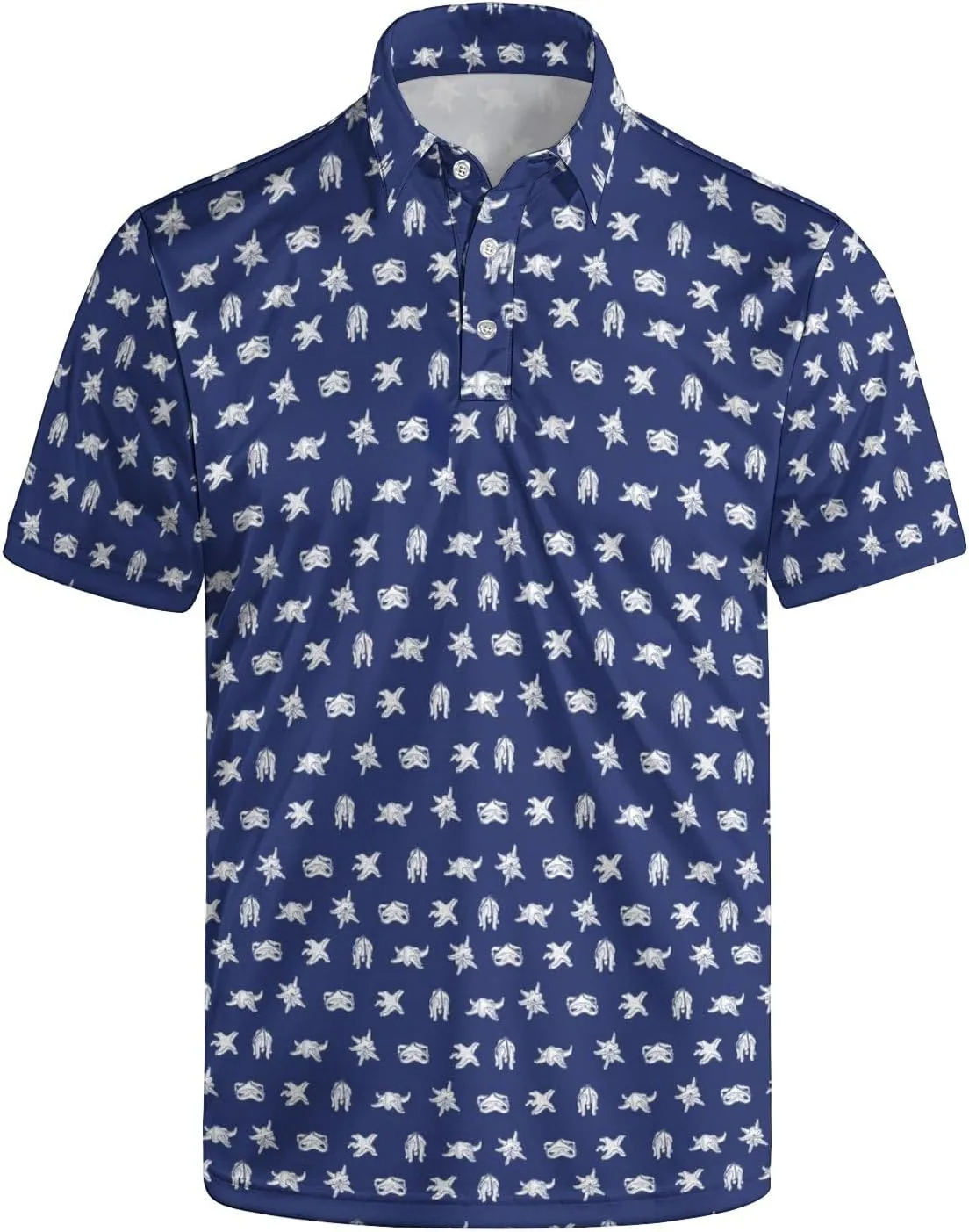 Men's Funny Golf Shirts Hawaiian Polo Shirts 80S Flashes Polo Shirts Funny Hawaiian Beach Summer Golf Polo Shirts