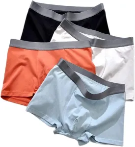 Men's Underwear Boxers Cotton Male Boxer Panties Loose Soft Man Boxer Underpants Shorts Mens Boxers Briefs(XXL Code)