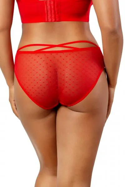 Mia Hipster Panty - Racing Red -
