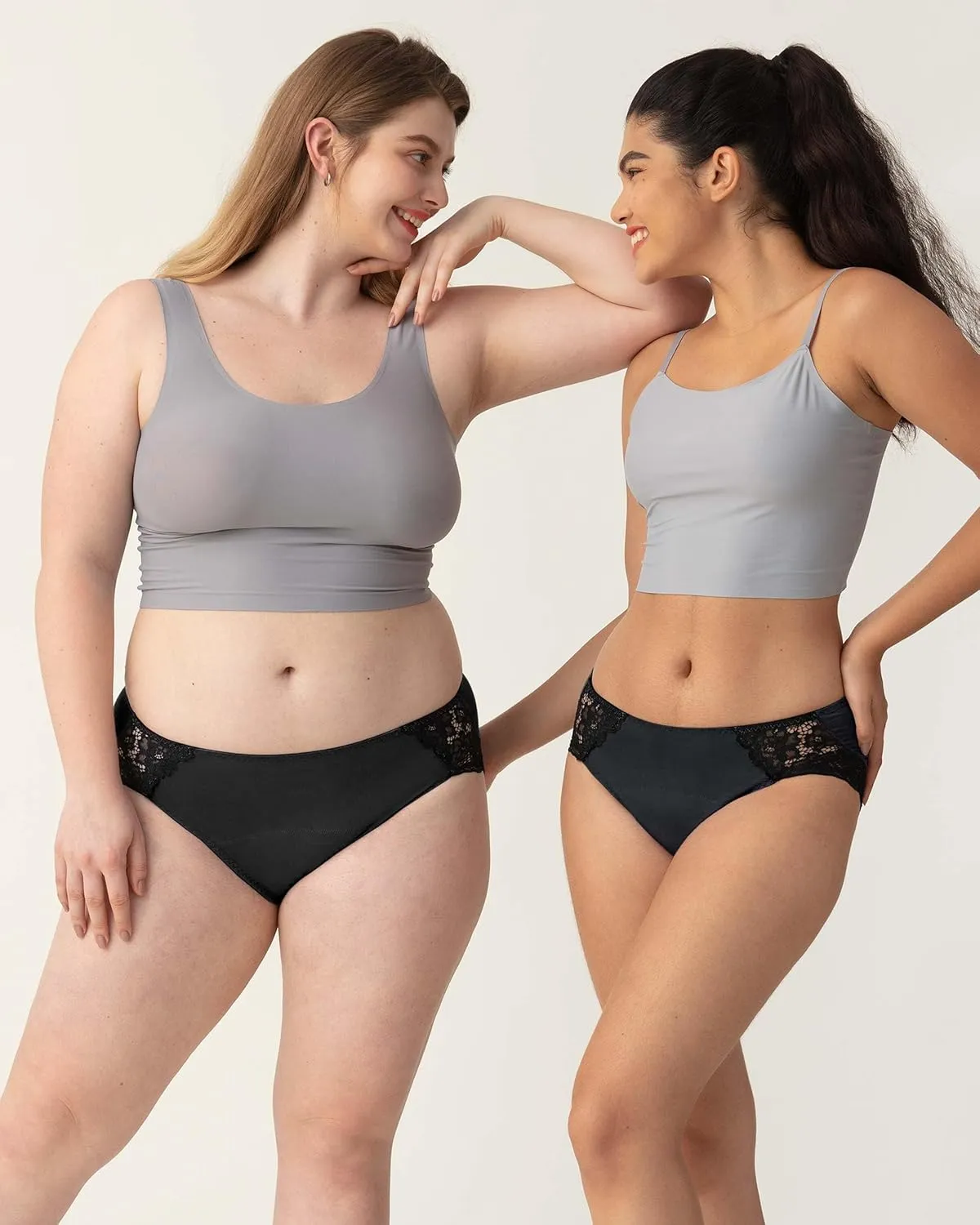 Neione Period Underwear Menstrual Panties Postpartum Briefs Women Lace Hipster