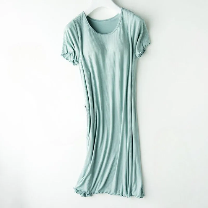 Night Skirt With Short Sleeves