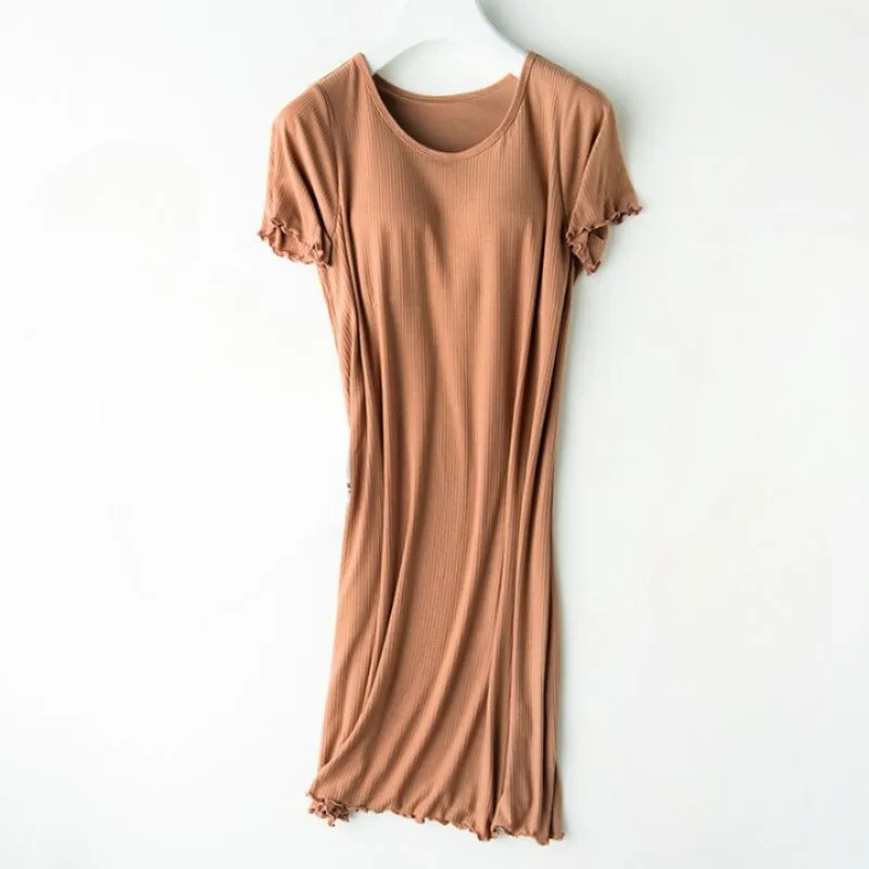 Night Skirt With Short Sleeves