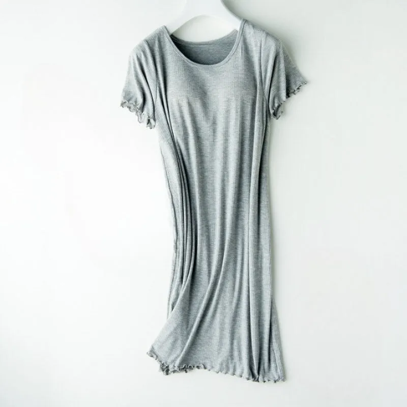 Night Skirt With Short Sleeves