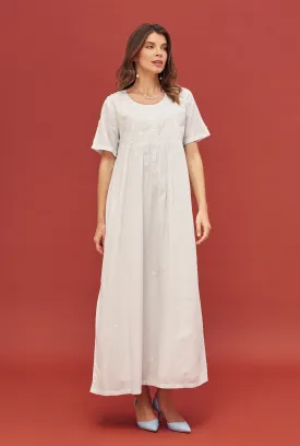 Noor Powder Blue Short Sleeve Nightdress