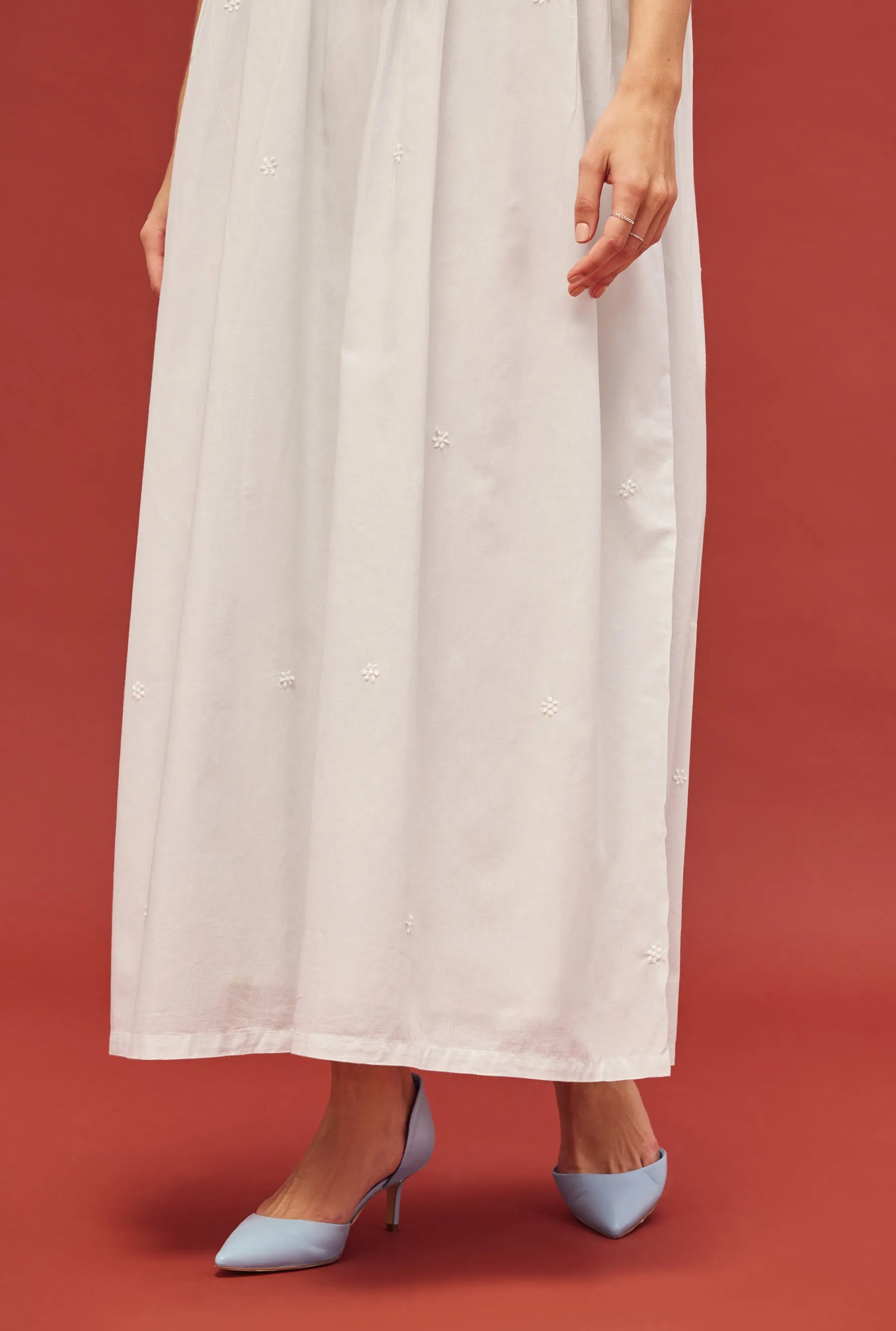 Noor Powder Blue Short Sleeve Nightdress