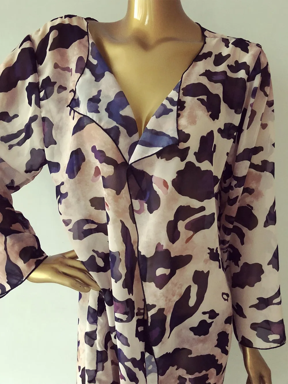 One Size Beach Cover up Candy Color Kaftan Dress
