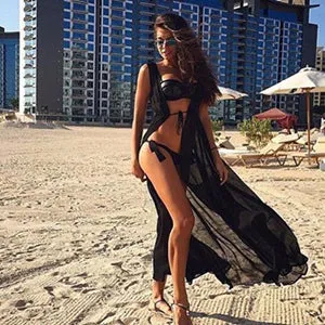 One Size Beach Cover up Candy Color Kaftan Dress