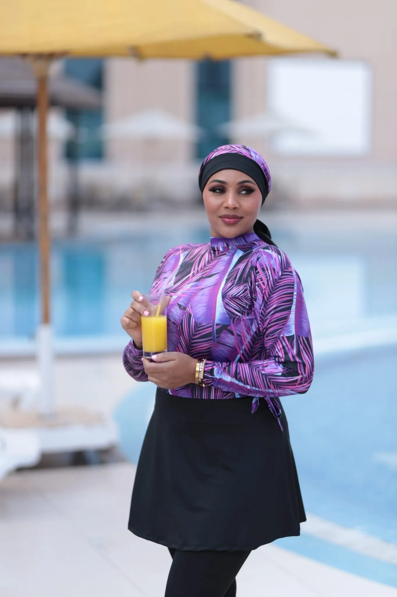 Purple Swim Outfit