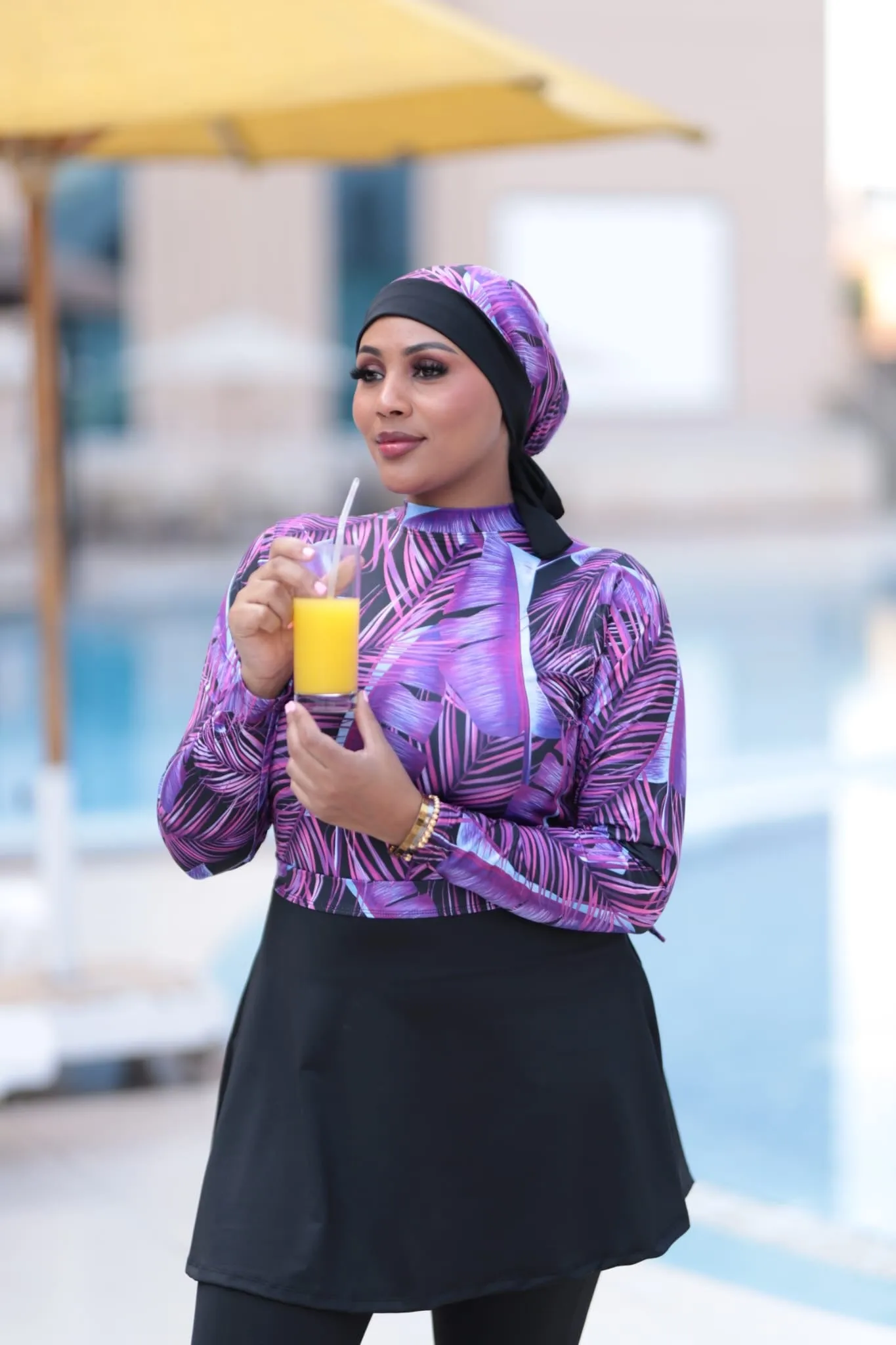 Purple Swim Outfit