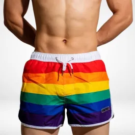 Rainbow Swim Trunks