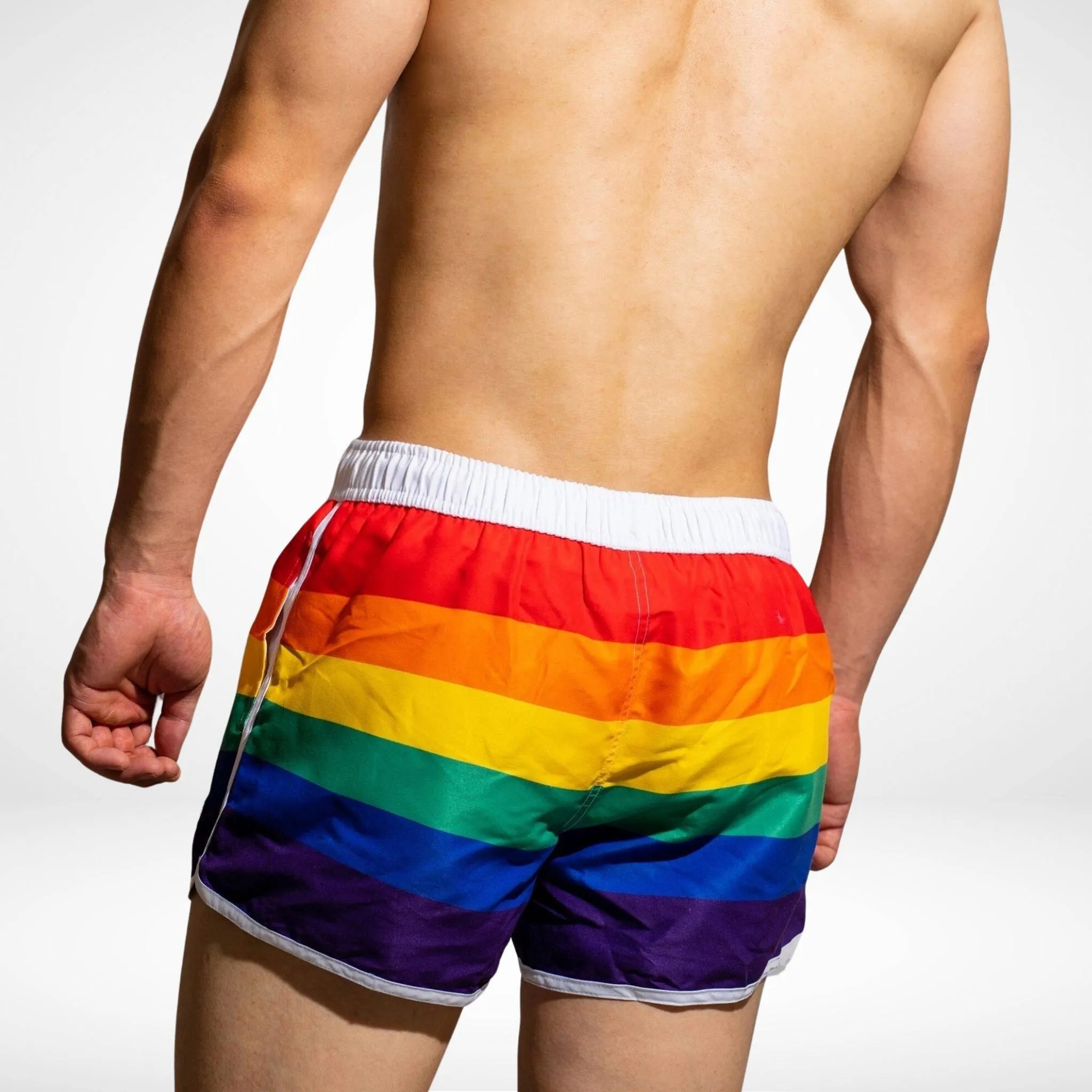 Rainbow Swim Trunks