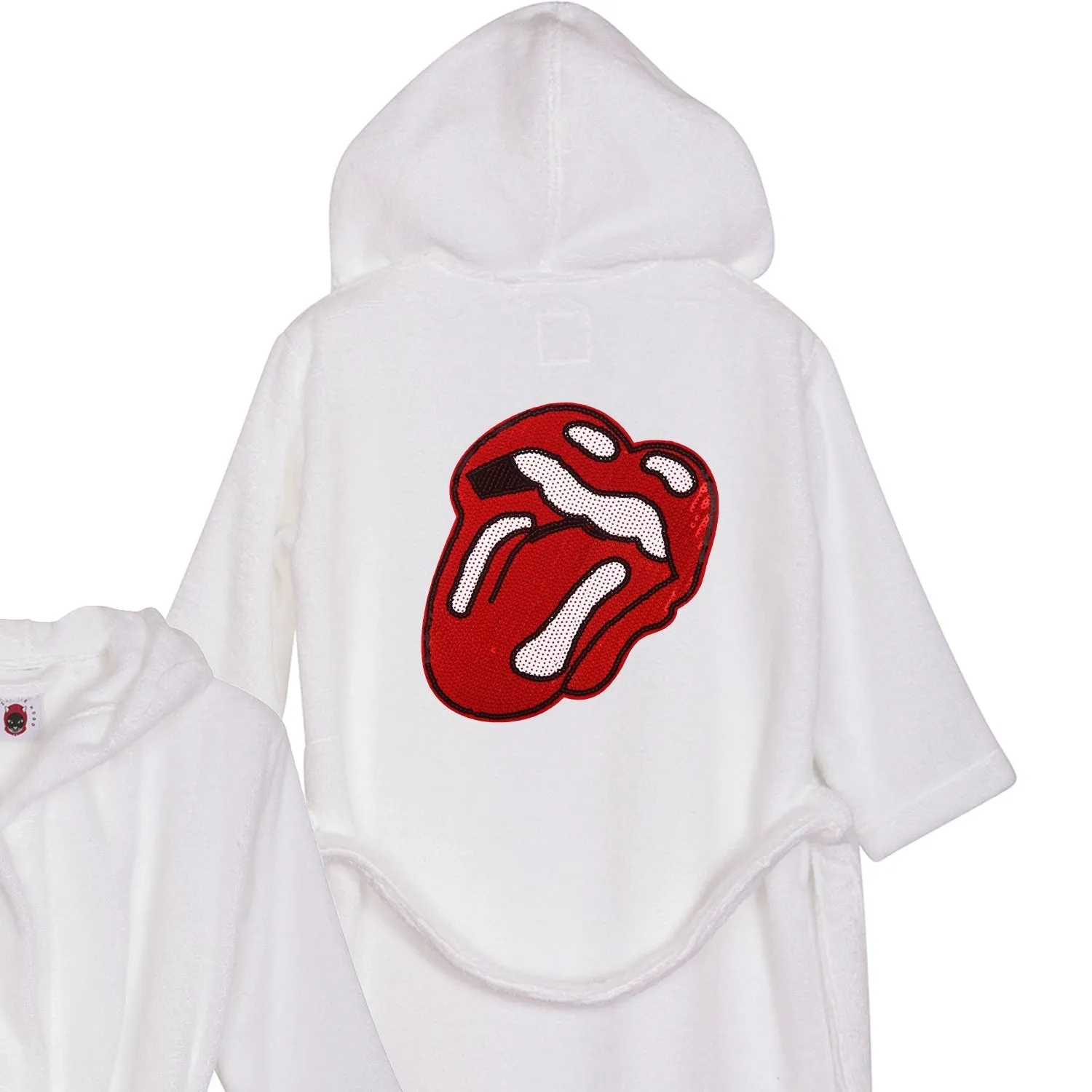 Rock'n'Roll Lips Bathrobe