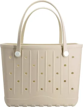 Rubber Beach Bag EVA Waterproof Tote Bags Washable Sand-proof Travel Handbags for Pool Boat Groceries Work Sports