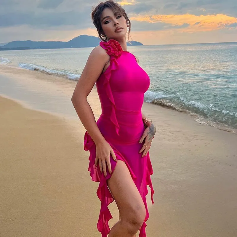 Summer Sheer Classy Dress - Culture Heaven Special